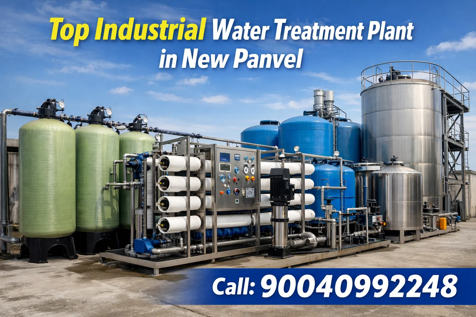 Top Industrial Water Treatment Plant in New Panvel